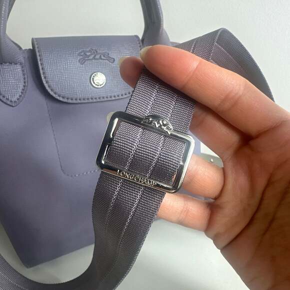 Longchamp Le Pliage Neo XS Top Handle Crossbody Bag in Purple - Picture 3 of 7